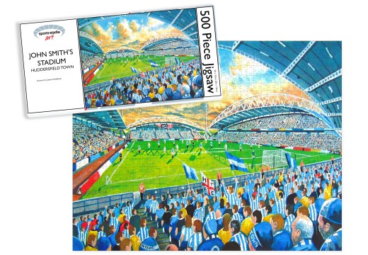 John Smith's Stadium Fine Art Jigsaw Puzzle - Huddersfield Town FC John Smith's Stadium Fine Art Jigsaw Puzzle - Huddersfield Town FC
